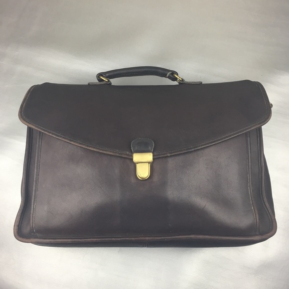 Vintage Coach Morgan briefcase in Mahogany - Picture 3 of 9